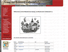 Tablet Screenshot of musikverein-grossbardorf.de